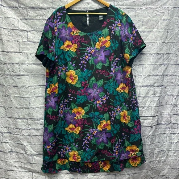 Elisabeth By Liz Claiborne Floral Dress Plus Size 22 - Picture 1 of 3